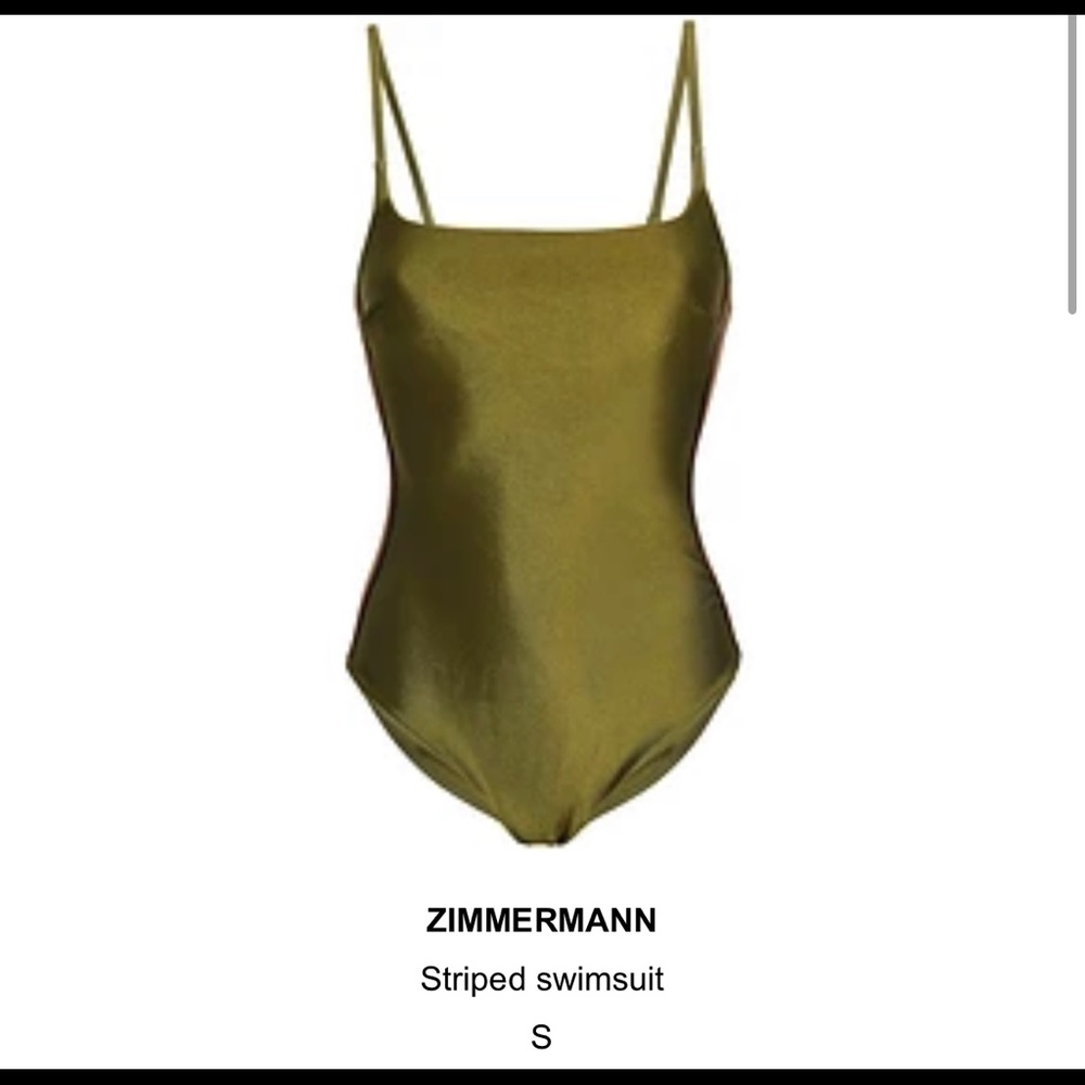 ZIMMERMANN ONE PIECE STRIPED SWIMSUIT [S 4-6] *NEW w/o tags*